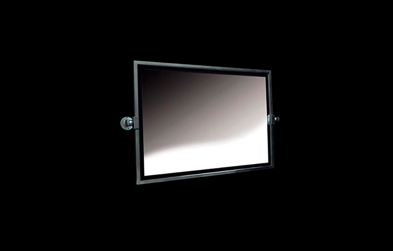 Espejo pivotante 50x70 apaisado con luz hover